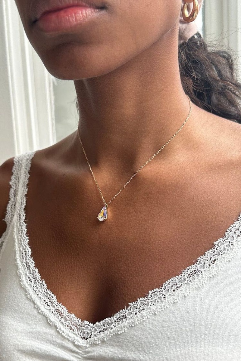 Collier Brandy Melville Iridescent Gem Doré | AYN-68279940